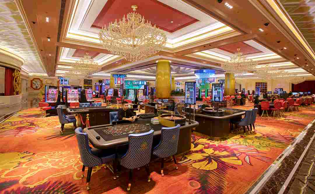 Sảnh Casino tích hợp nghỉ dưỡng mang đến cho bạn không gian tuyệt vời